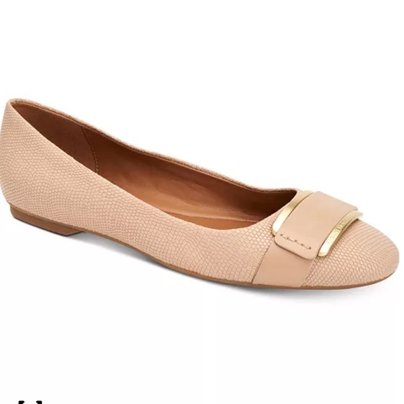 Calvin Klein Oneta genuine leather Tan
Flats with Textured Toe Cap SIZE 9 - Picture 2 of 11